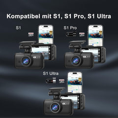MioFive Zirkularer Polarisationsfilter (CPL) für MioFive S1/S1 Pro/S1 Ultra Dashcams, 34mm (DE)