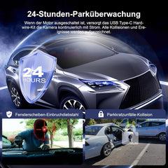 MioFive USB Type-C Hardwire Kit Nur für MioFive S1/S1 Pro/S1 Ultra Dashcams, 11,5 ft / 350 cm (DE)