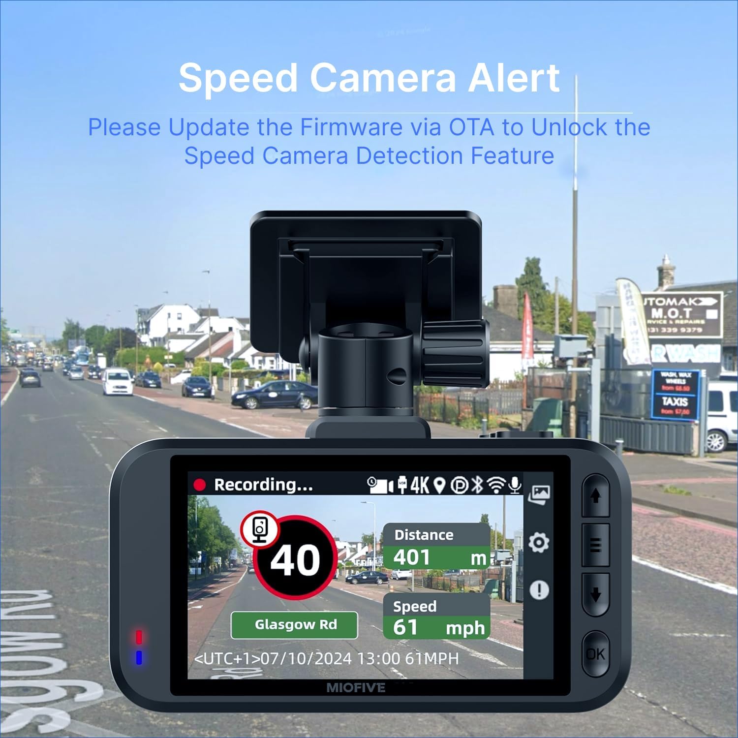 MIOFIVE Dash Cam S1 Ultra 4K+4K Dual Dash Camera(AU)