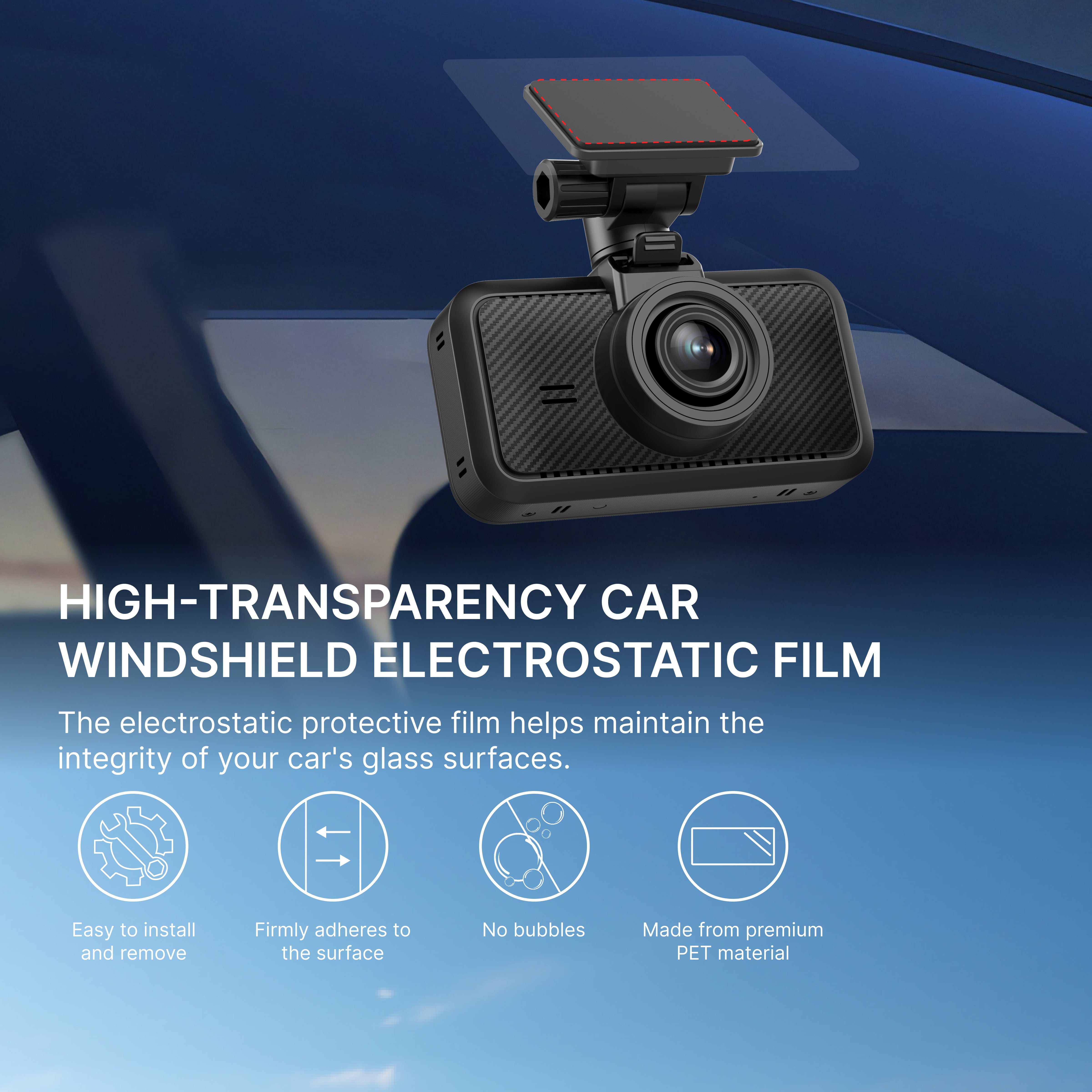 Miofive Car Windshield Double-Sided Adhesive for Miofive S1 Series Dash Cams(IE)