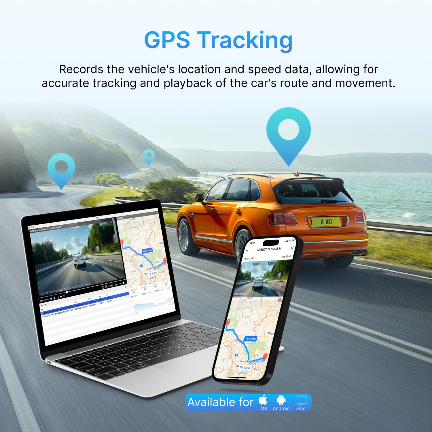 MIOFIVE Dash Cam Mini S 4K UHD Front Car Camera(No SD Card)