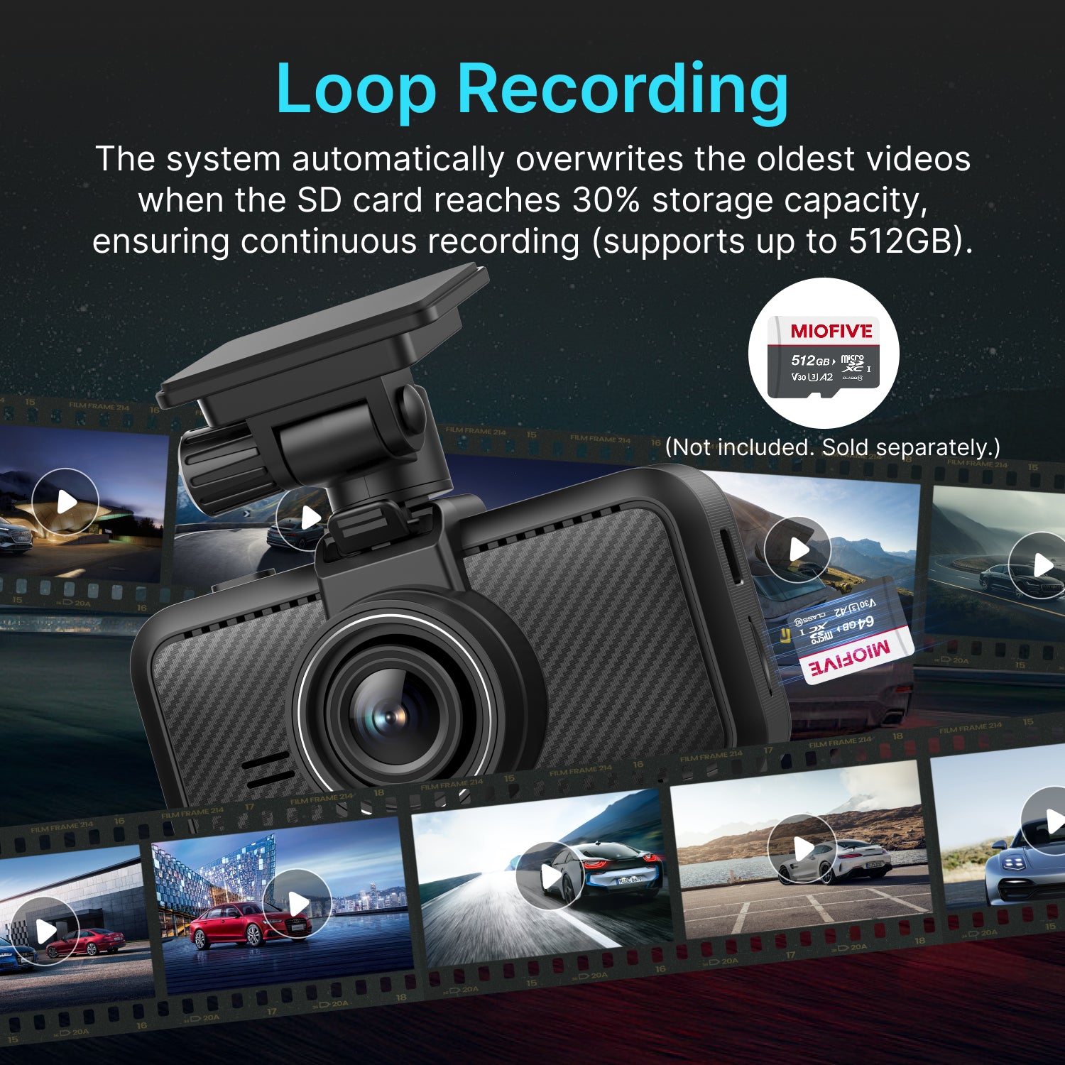 MIOFIVE Dash cam S1 Ultra 4K+4K Dual Dash Camera(IE)