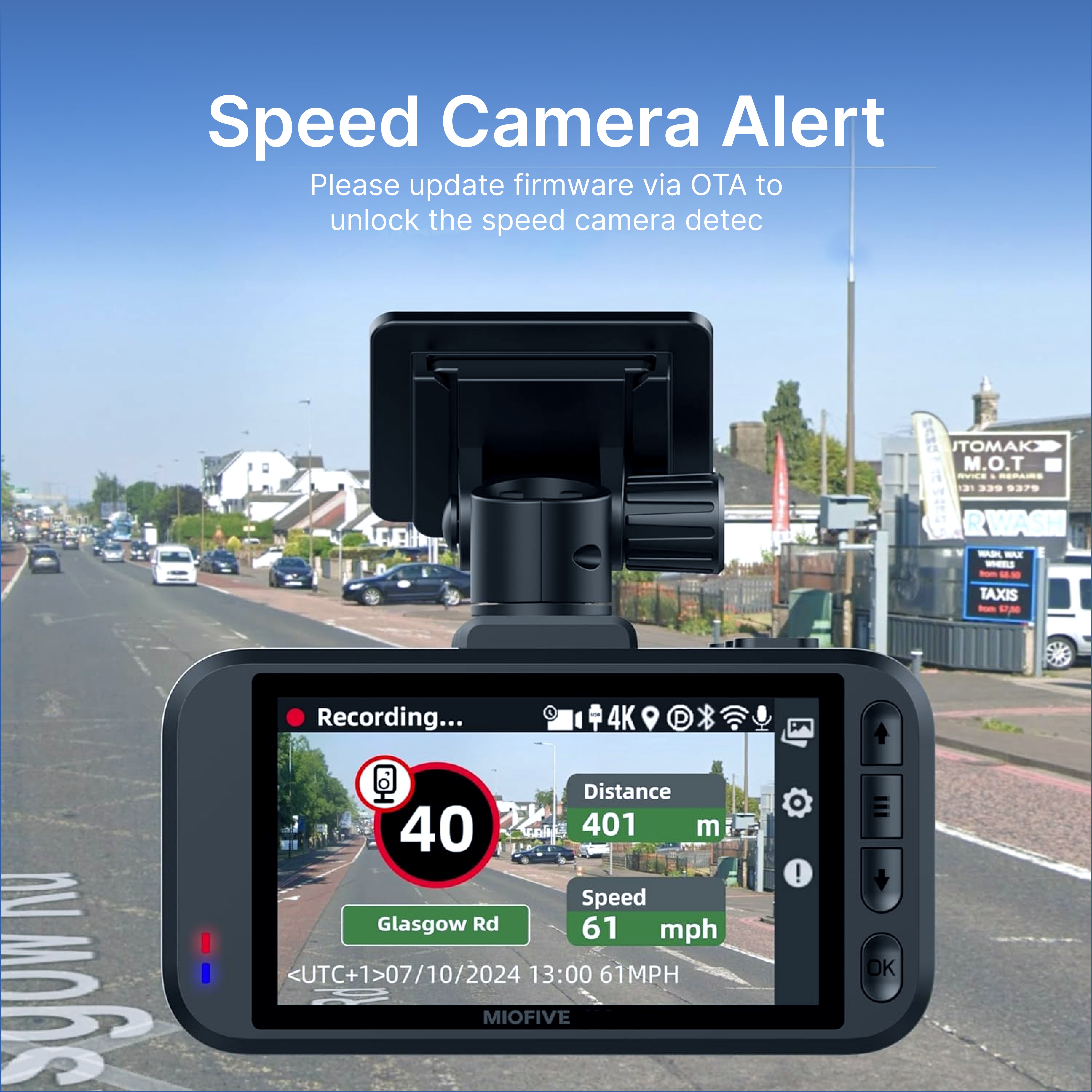 MIOFIVE Dash cam S1 Pro 4K +2K Dual Dash Camera(IE)