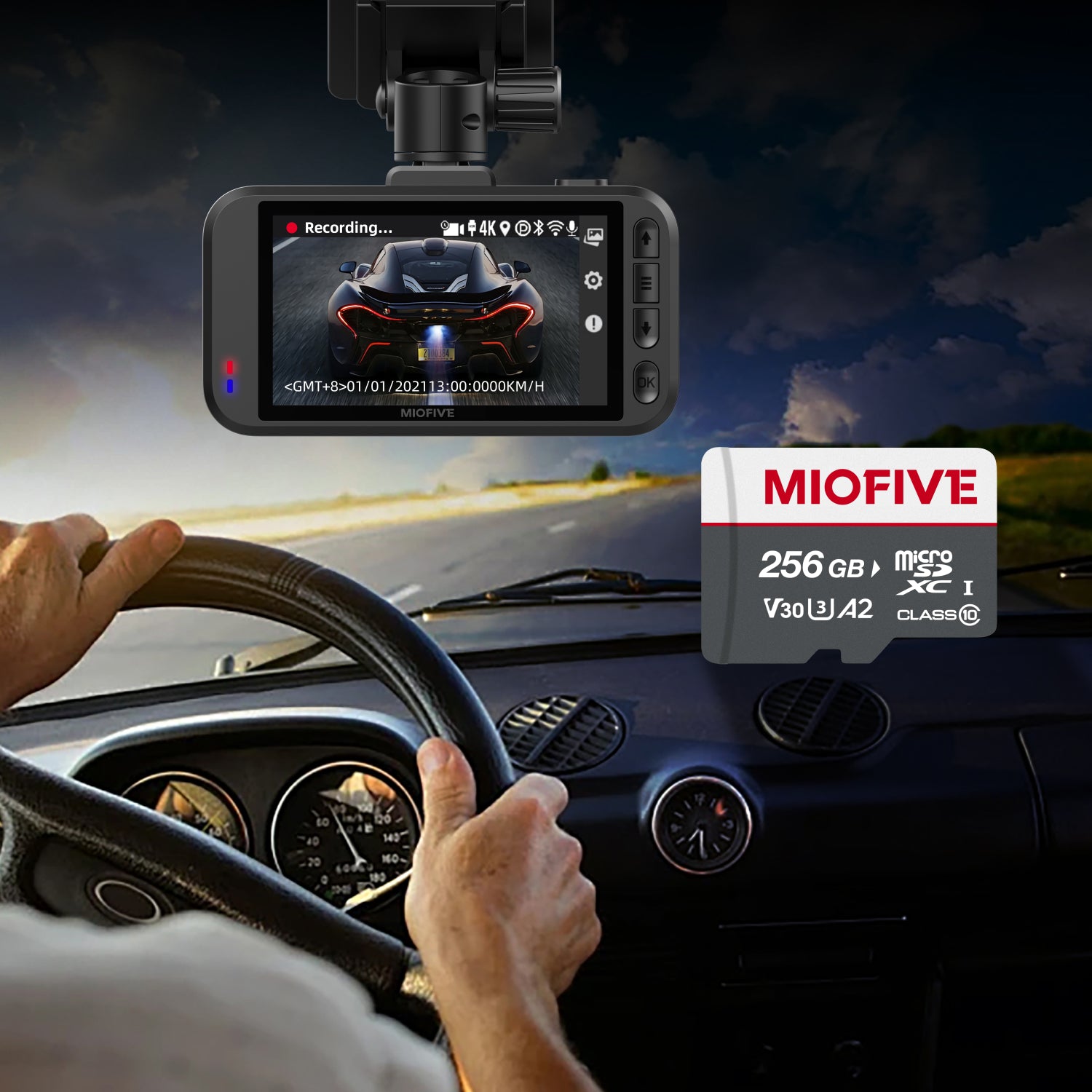 Miofive 256GB Speicherkarte - Ultimative Micro SD-Karte mit USB 3.0 Type-C Kartenleser, 170 MB/s, C10, U3, A2, V30 (DE)