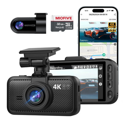 MIOFIVE Dash cam S1 Pro 4K +2K Dual Dash Camera(IE)