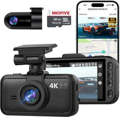 Miofive S1 Pro 4K +2.5K Dual Auto Kamera, mit 32GB SD Karte (DE)