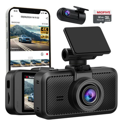 MIOFIVE Dash Cam S1 Pro 4K+2K Dual Dash Camera(CA)