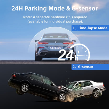 MIOFIVE Dash Cam S1 Ultra 4K+4K UHD Dual Dash Camera