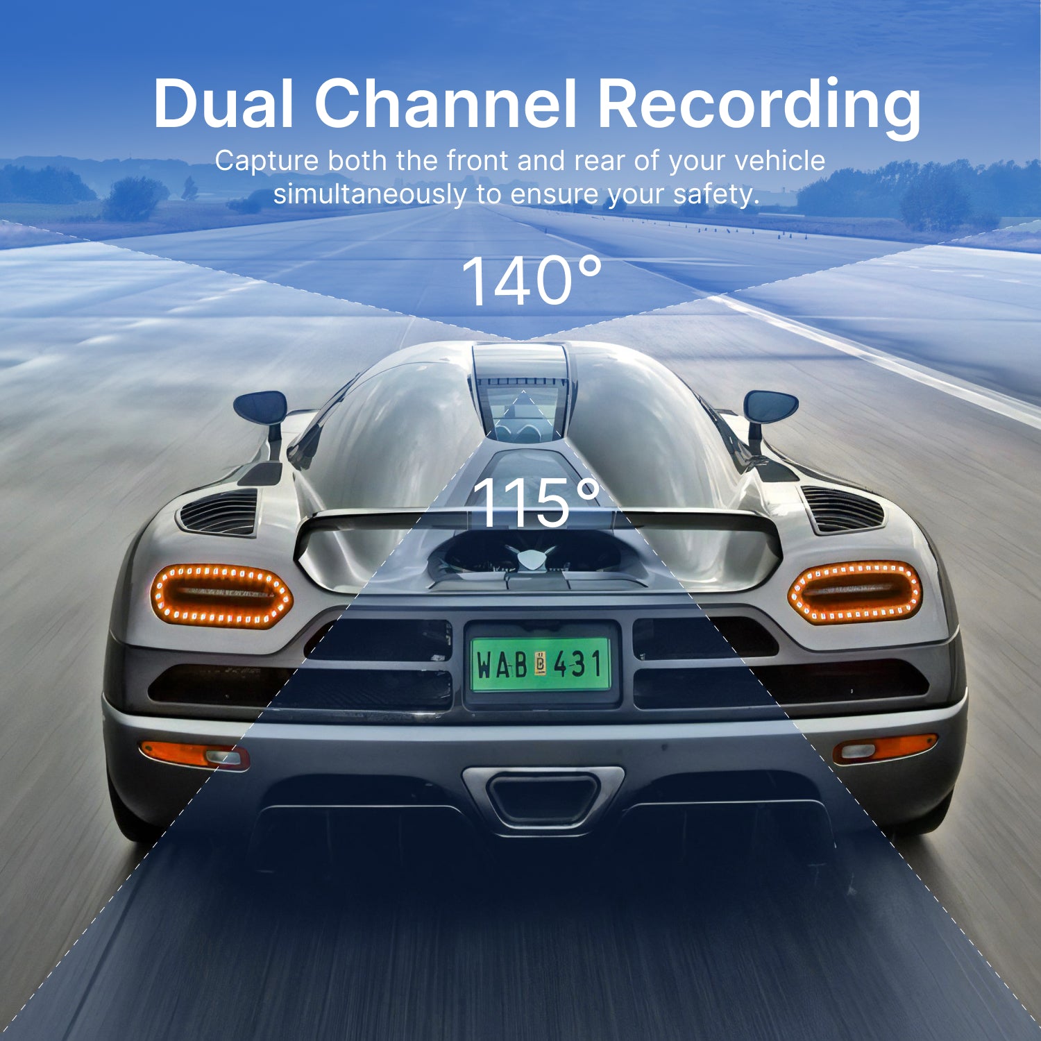 MIOFIVE Dash Cam S1 Pro 4K+2K Dual Dash Camera(UK)