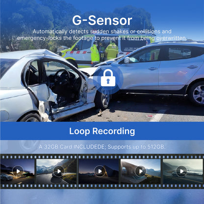 MIOFIVE Dash cam S1 Pro 4K +2K Dual Dash Camera(IE)