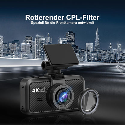 Miofive Zirkularer Polarisationsfilter (CPL) for Miofive S1/S1 Pro/S1 Ultra Dashcams,  34mm (DE)