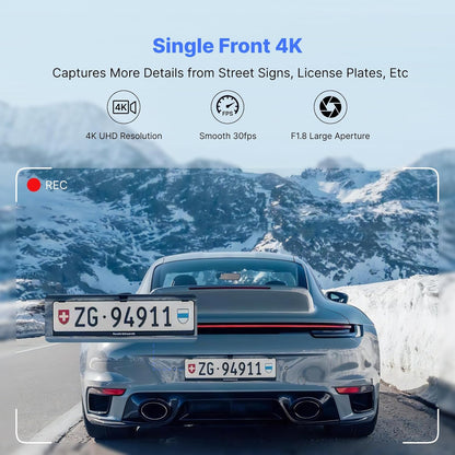 MIOFIVE Dash cam S1 4K UHD Single Dash Camera(32GB SD Card Included)(AU)