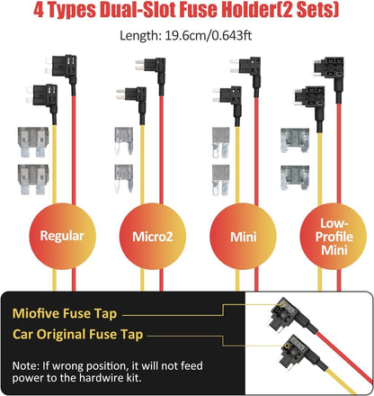 Miofive 11.5ft Micro USB Hardwire Kit for Miofive MF02 Dash Cam (HKW1)(UK)
