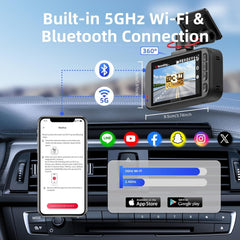 Miofive S1 4K Front Dash Cam,  Ultra HD 3840 × 2160 (AU)
