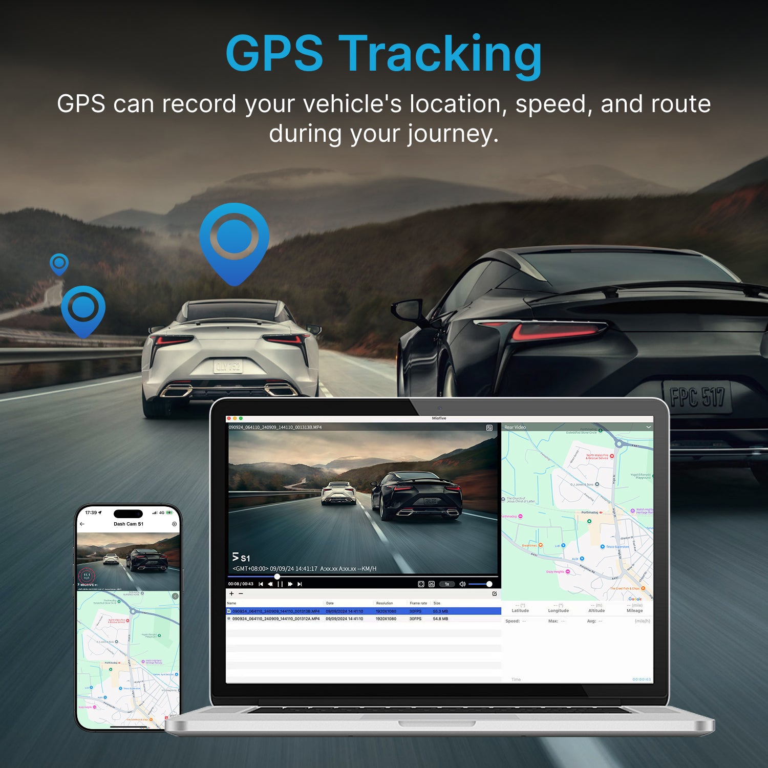 MIOFIVE Dash Cam S1 4K UHD Front Dash Camera(32GB Card Included)(UK)