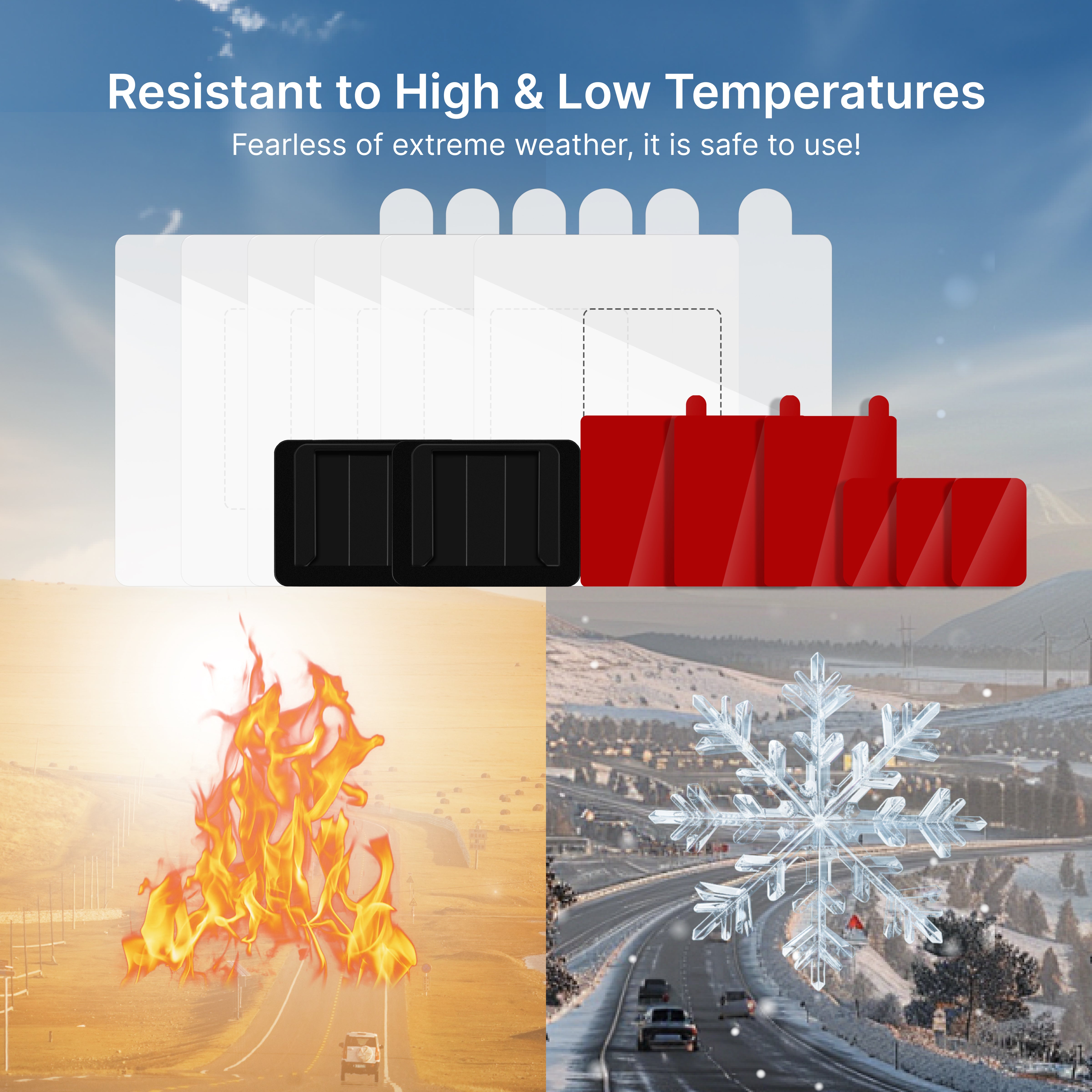 Miofive Car Windshield Double-Sided Adhesive for S1 Series Dash Cams