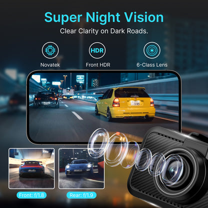 MIOFIVE Dash cam S1 Ultra 4K+4K Dual Dash Camera(IE)