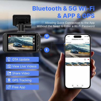 MIOFIVE Dash cam S1 Pro 4K+2K Dual Dash Camera(AU)