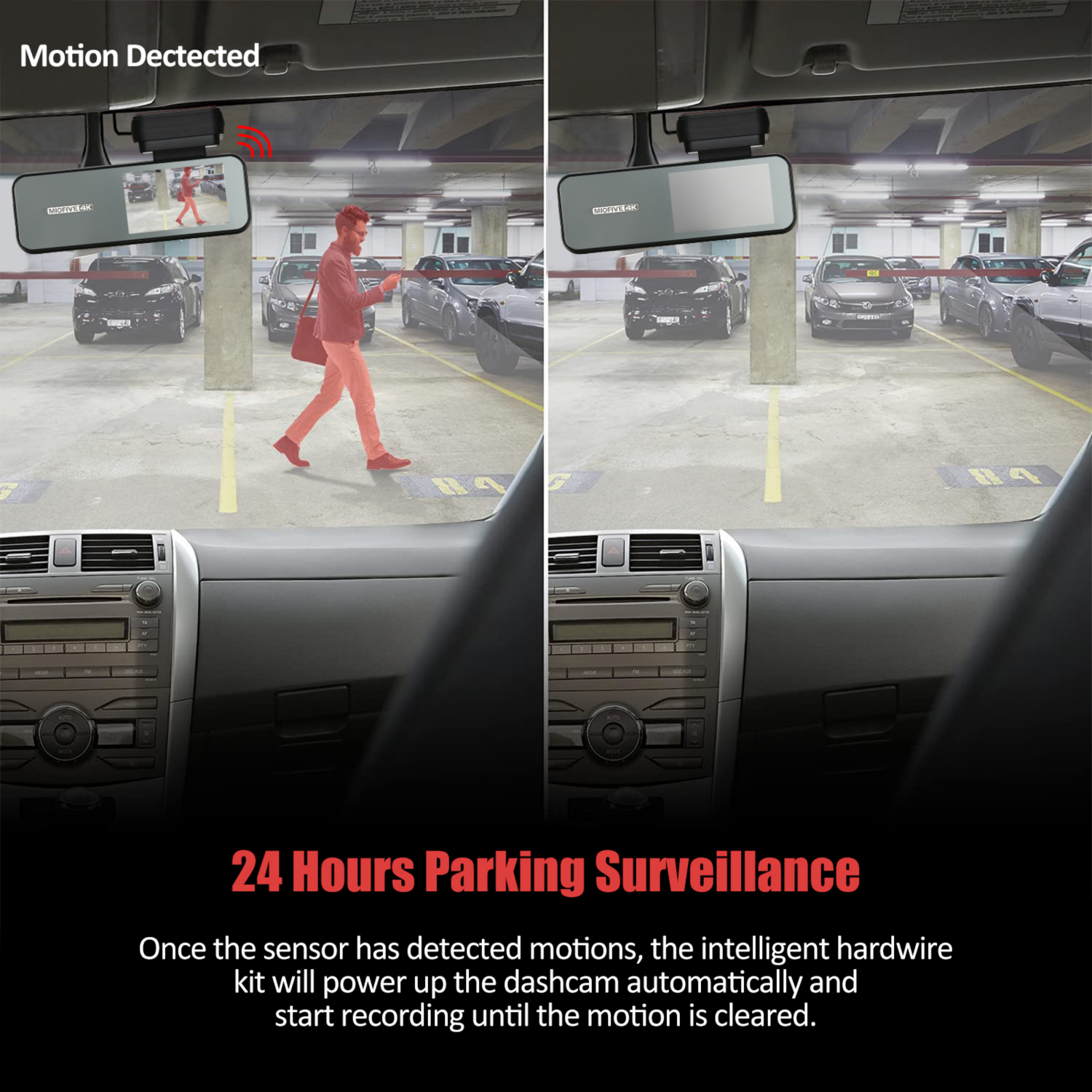 Miofive 11.5ft Micro USB Hardwire Kit for Miofive MF02 Dash Cam (HKW1)