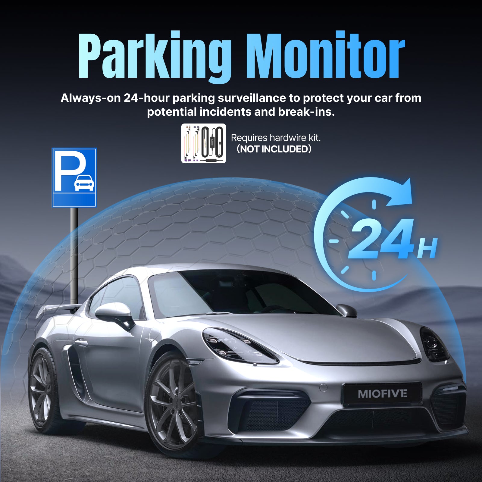 MIOFIVE Dash Cam S1 4K UHD Front Dash Camera(32GB Card Not Included)(UK)