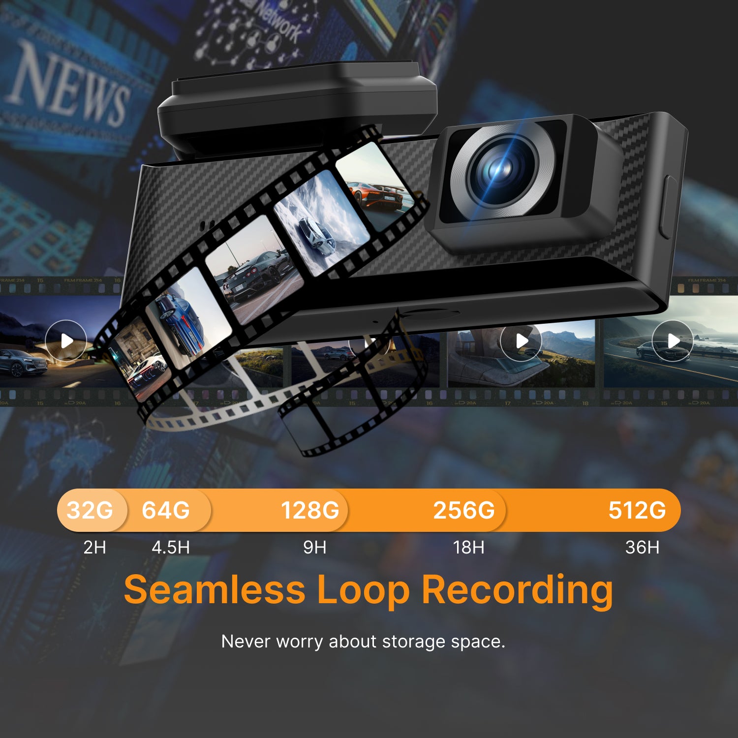 MIOFIVE Dash Cam Mini S 4K UHD Front Car Camera(No SD Card)(UK)