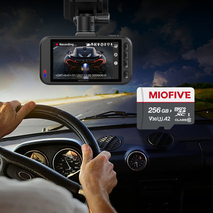 Miofive 256GB Speicherkarte - Ultimative Micro SD-Karte mit USB 3.0 Type-C Kartenleser, 170 MB/s, C10, U3, A2, V30 (DE)
