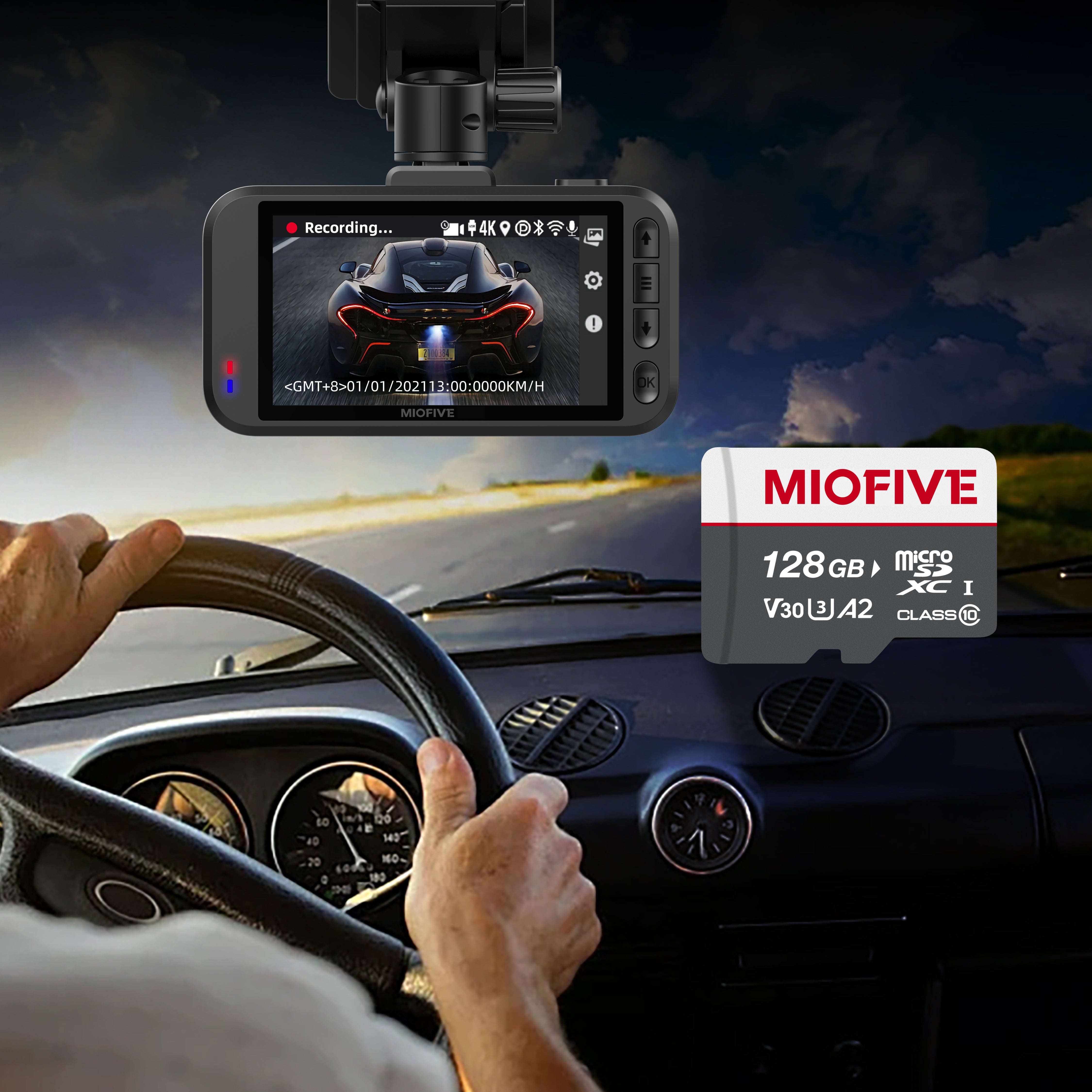 Miofive 128GB Speicherkarte - Ultimative Micro SD-Karte mit USB 3.0 Type-C Kartenleser, 170 MB/s, C10, U3, A2, V30 (DE)