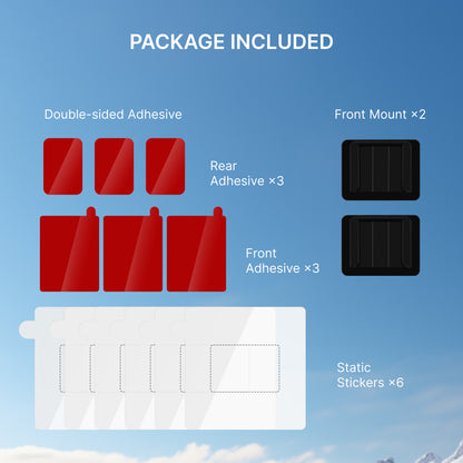 Miofive Car Windshield Double-Sided Adhesive for Miofive S1 Series Dash Cams(IE)