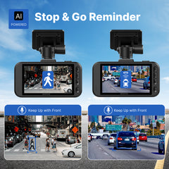 Miofive S1-Pro Dash Cam Front Rear, 4K+2K Dual Dash Camera for Cars, with One Free 32GB microSD Card