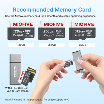 MIOFIVE Dash Cam Mini S 4K UHD Front Car Camera(No SD Card)
