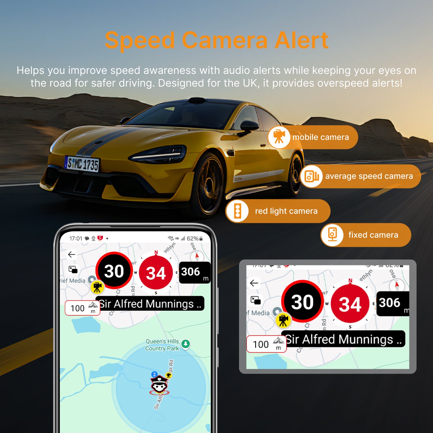 MIOFIVE Dash Cam Mini S 4K UHD Front Car Camera(No SD Card)(UK)