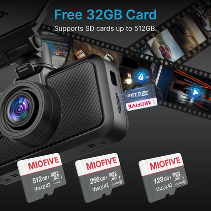 MIOFIVE Dash Cam S1 4K UHD Front Dash Camera(32GB Card Included)(UK)